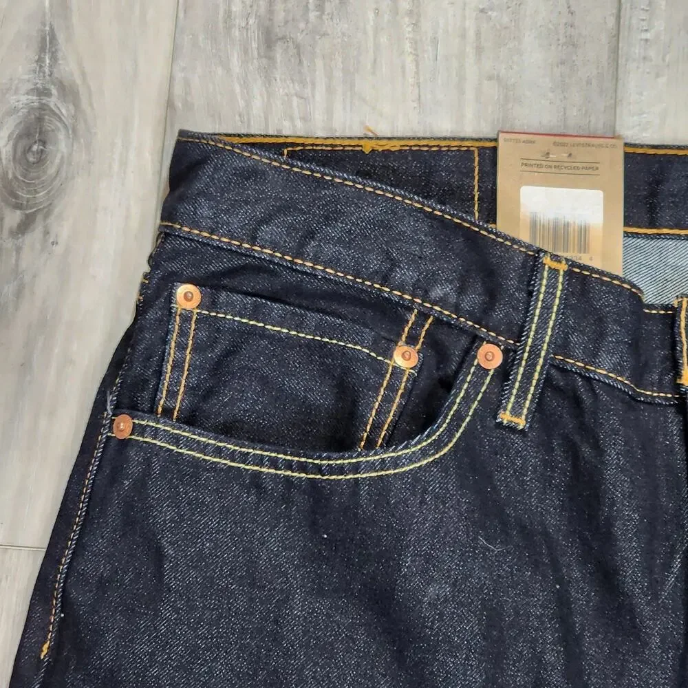 Levi's 512 Jeans Men's 36X32 Dark Wash Slim Taper New 288333148